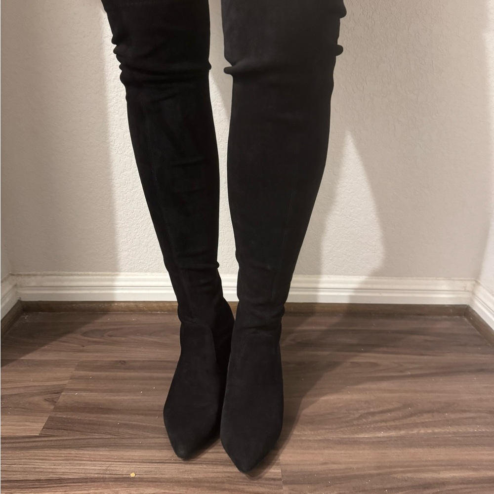 Elegant Black Over-the-Knee Boots